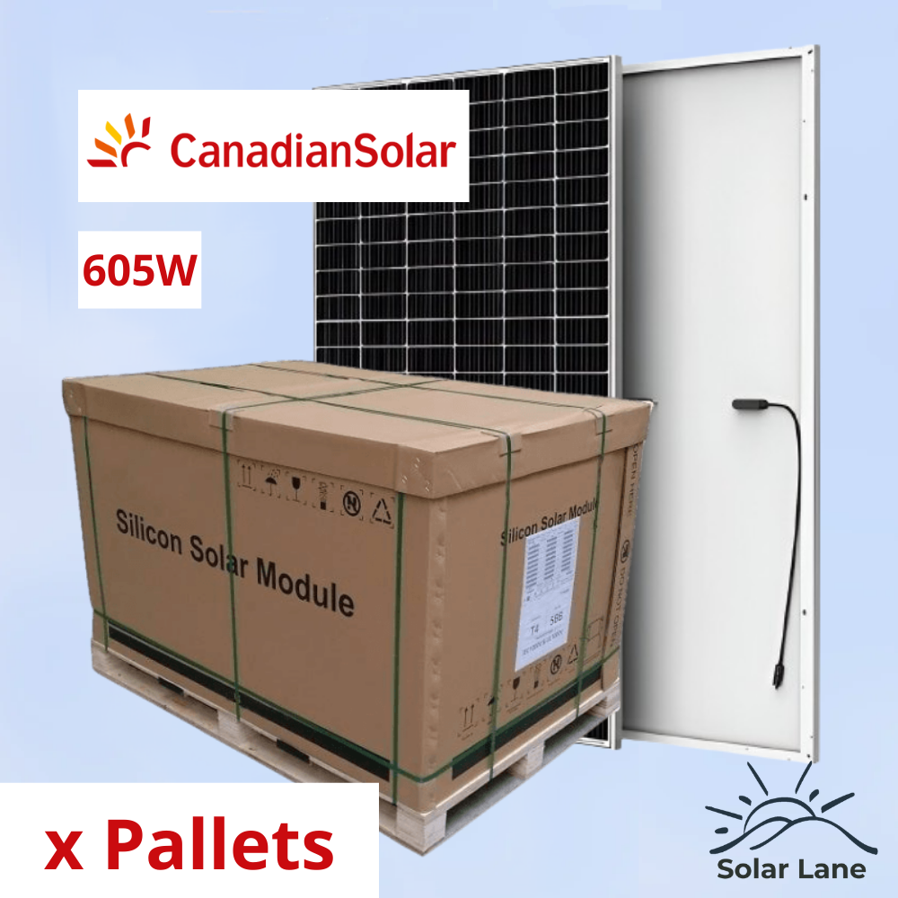 Canadian Solar 605W Solar Pallet (31x Units)