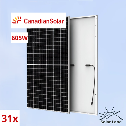 Canadian Solar 605W Solar Pallet (31x Units)