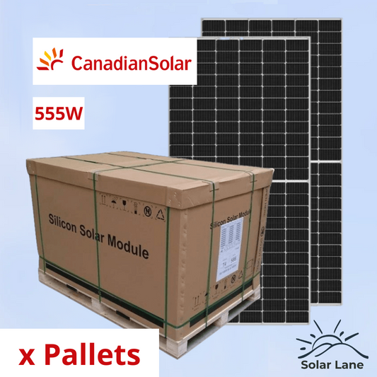 Canadian Solar 555W Solar Pallet (35x Units)