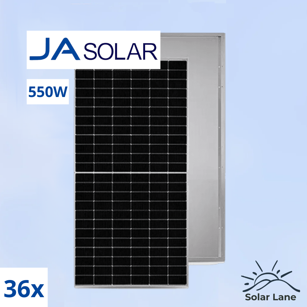 JA Solar 550W Solar Pallet (36x Units)