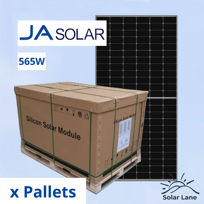 JA Solar 565W Solar Pallet (36x Units)