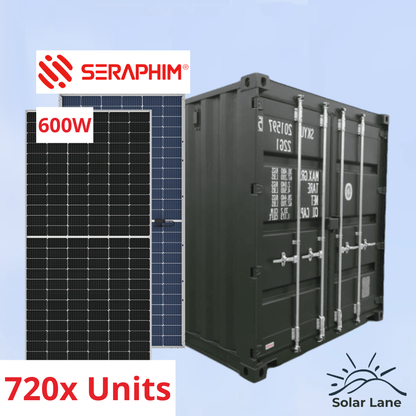 Seraphim Energy 600W Bifacial Panel Container (R2.39)