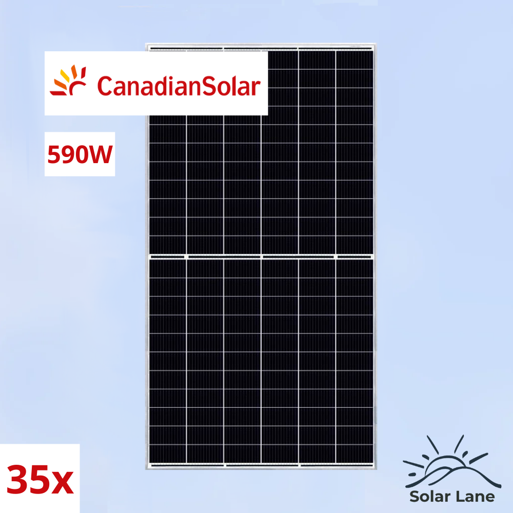 Canadian Solar 590W Solar Pallet (35x Units)